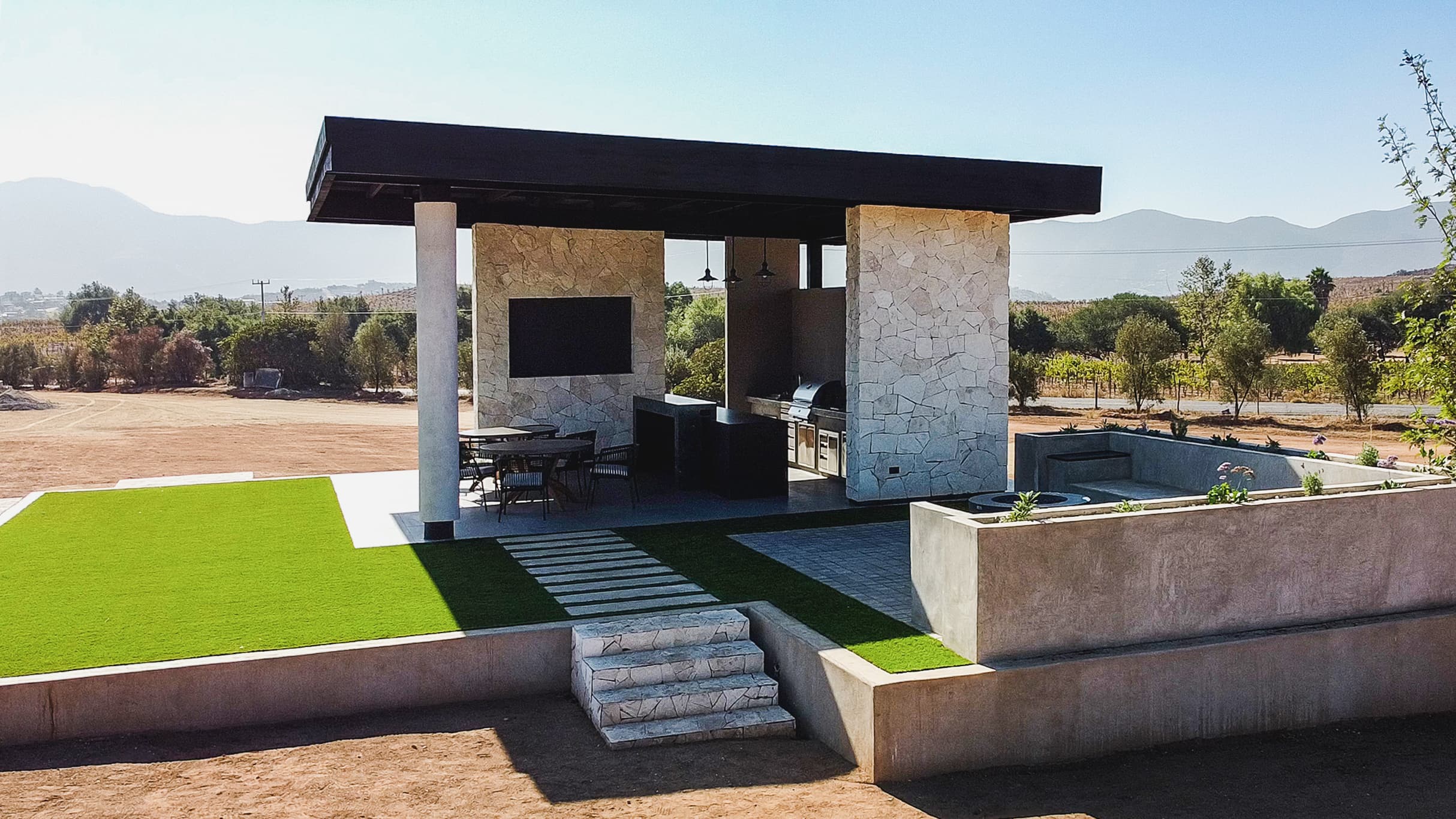 BBQ area